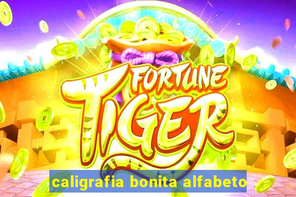 caligrafia bonita alfabeto